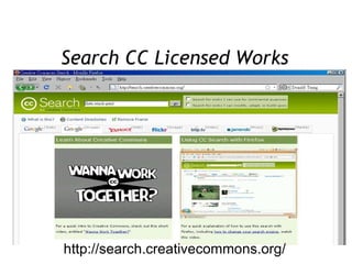 Search CC Licensed Works http://search.creativecommons.org/ 