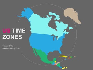 Standard Time Daylight Saving Time US  TIME ZONES 