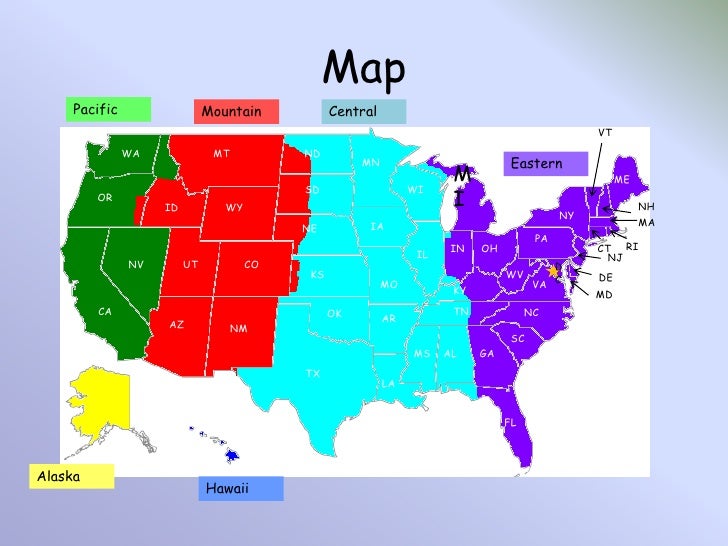 Learning Us Time Zones