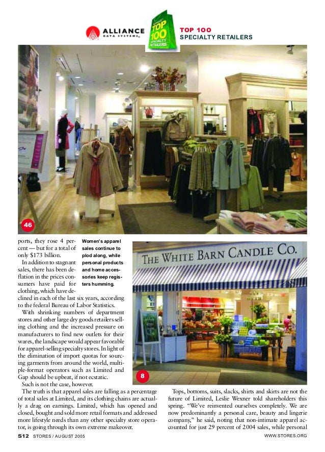 Us Top 100 Specialty Stores