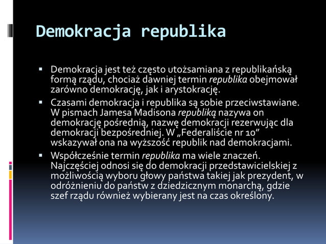 Ustroje polityczne | PPT