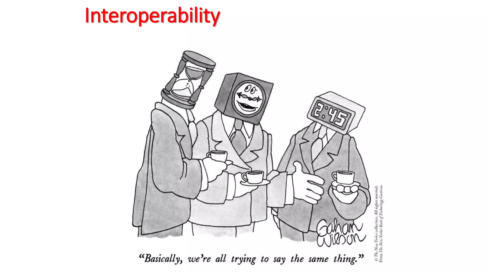 Interoperability
 