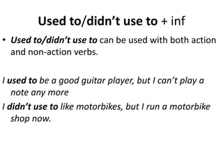 Usually and used to | PPT