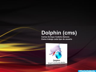 Dolphin (cms)
Carlos Enrique Cedeño Zamora
Como trabaja cada tipo de usuario
 