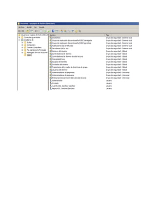 Usuarios grupos conceptos básicos