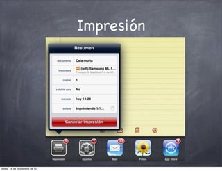 Impresión




lunes, 19 de noviembre de 12
 