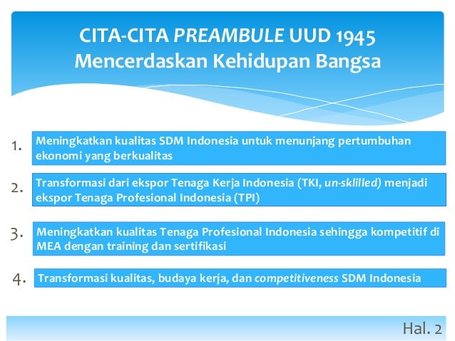 Usulan pemikiran 5.000.000 lulusan vokasi menjadi tenaga 