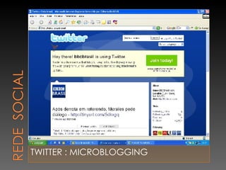 TWITTER : MICROBLOGGING 