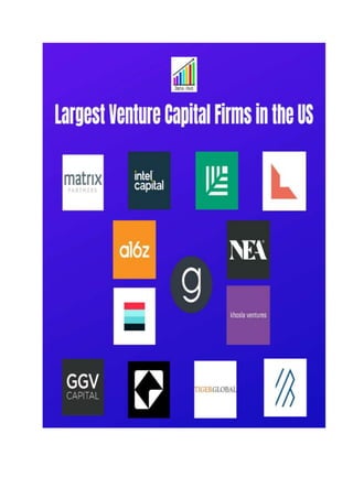 Largest VC Firms in the United States