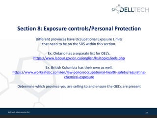 US vs. Canada SDS Requirements: What You Should Know Before Sending ...