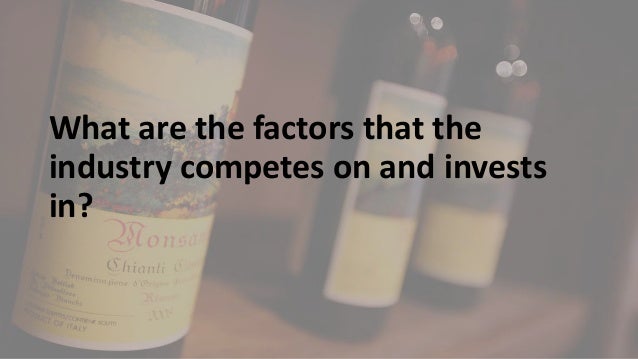the us wine industry in 2001 case analysis
