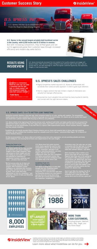 U.S. Xpress Case Study | PDF