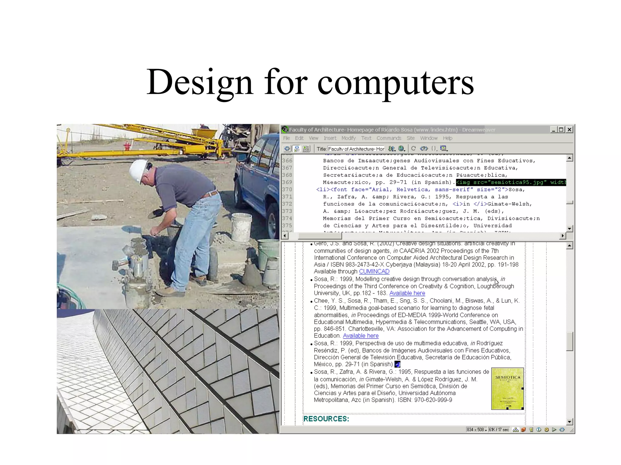 Design for computers
 