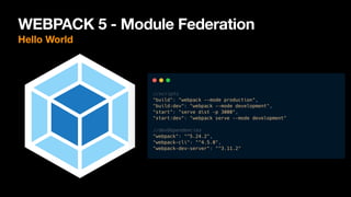 Mikrofrontend a Module Federation | PDF