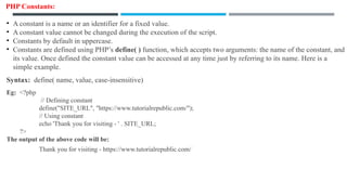 UT-I Web Applications Development using PHP & MYSQL.pptx