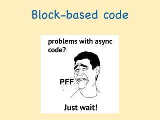 Block-based code
 