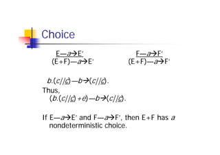 Process Algebra | PDF