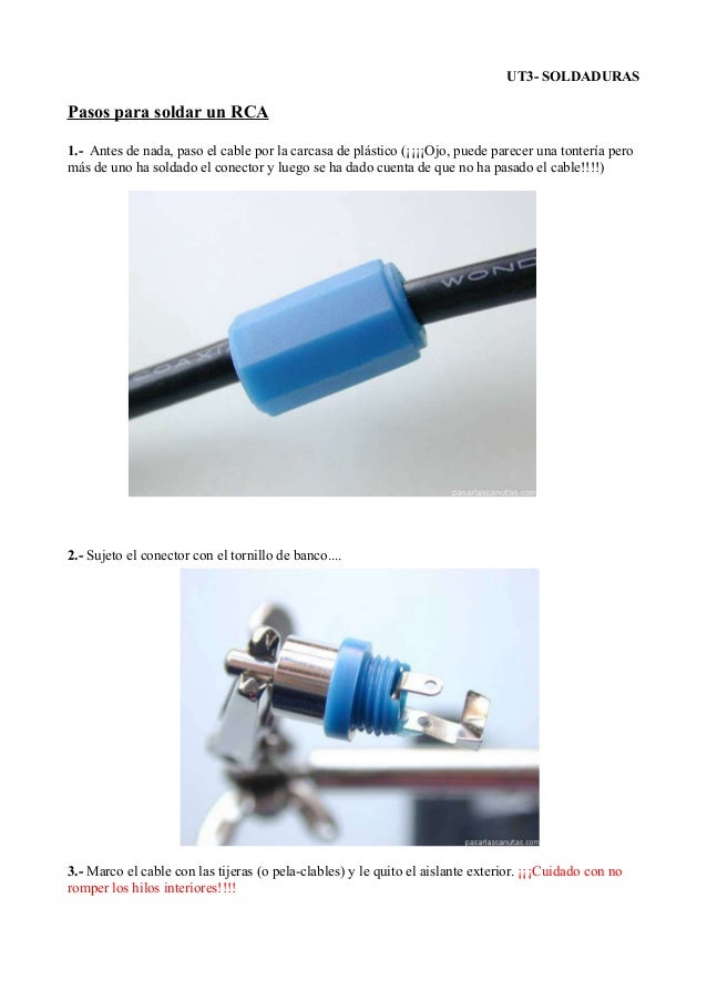 UT3_ Soldadura de conectores de audio