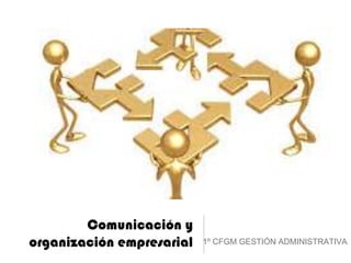 Comunicación y
organización empresarial 1º CFGM GESTIÓN ADMINISTRATIVA
 