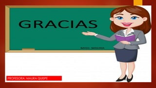 PROFESORA: MAURA QUISPE