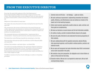 Utah DEQ State of the Environment 2015 | PDF