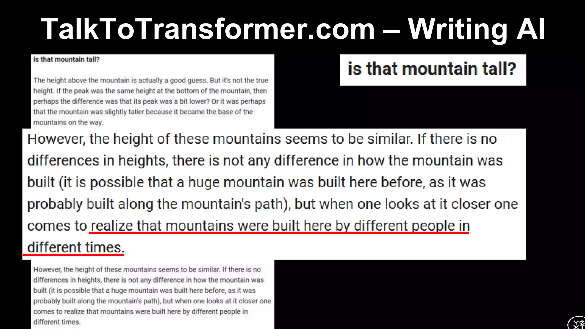 TalkToTransformer.com – Writing AI
 