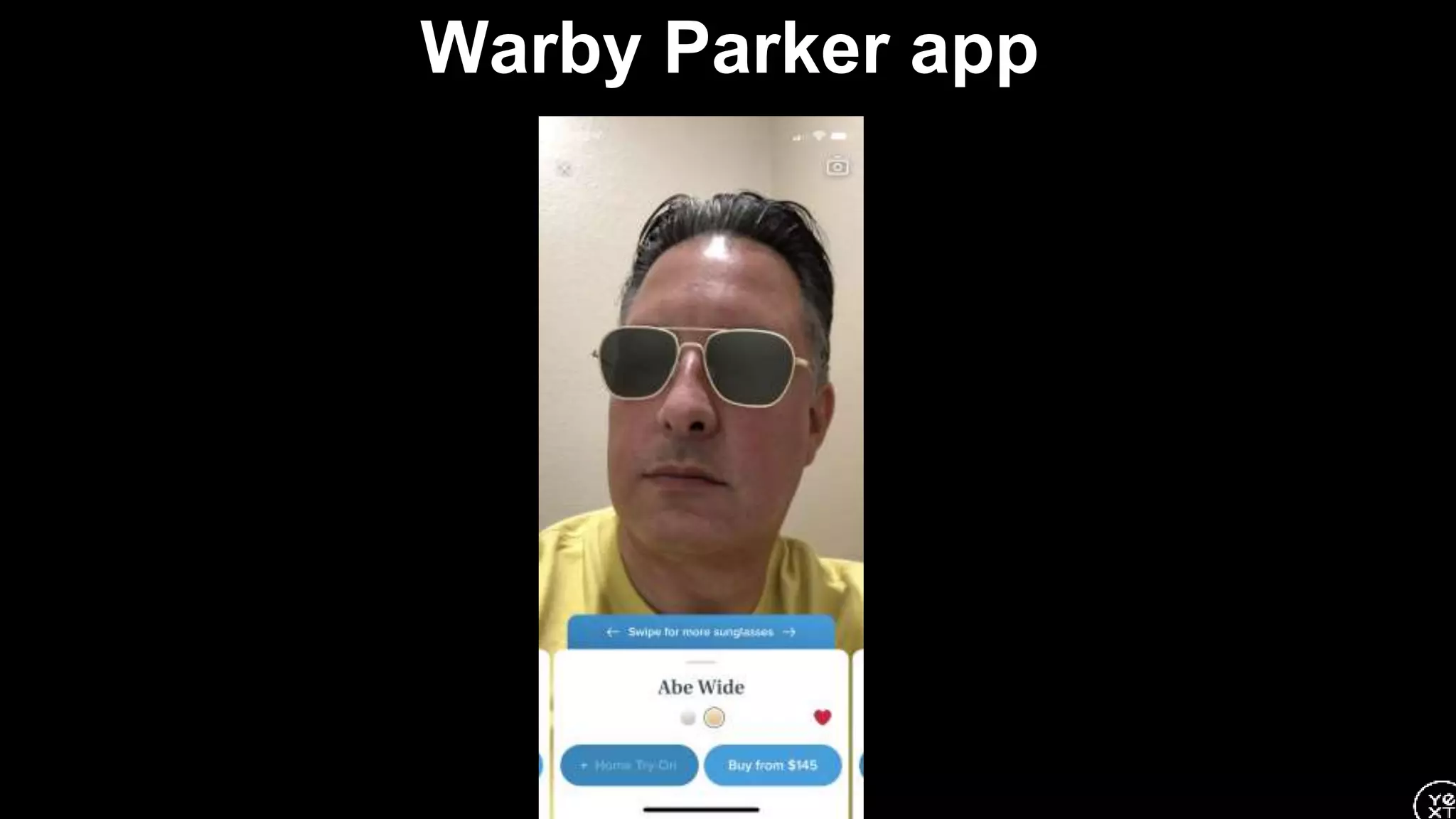 Warby Parker app
 