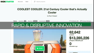 RAPID & DISRUPTIVE INNOVATION
 