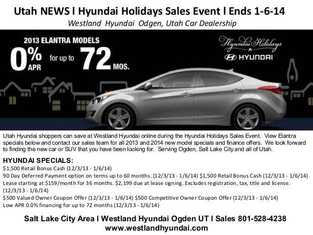 Car Dealerships In Utah >> Utah News L Hyundai Holidays Sales Event L Ends 1 6 14 L Car Dealerships In Utah >> Utah News L Hyundai Holidays Sales Event L Ends 1 6 14 L
