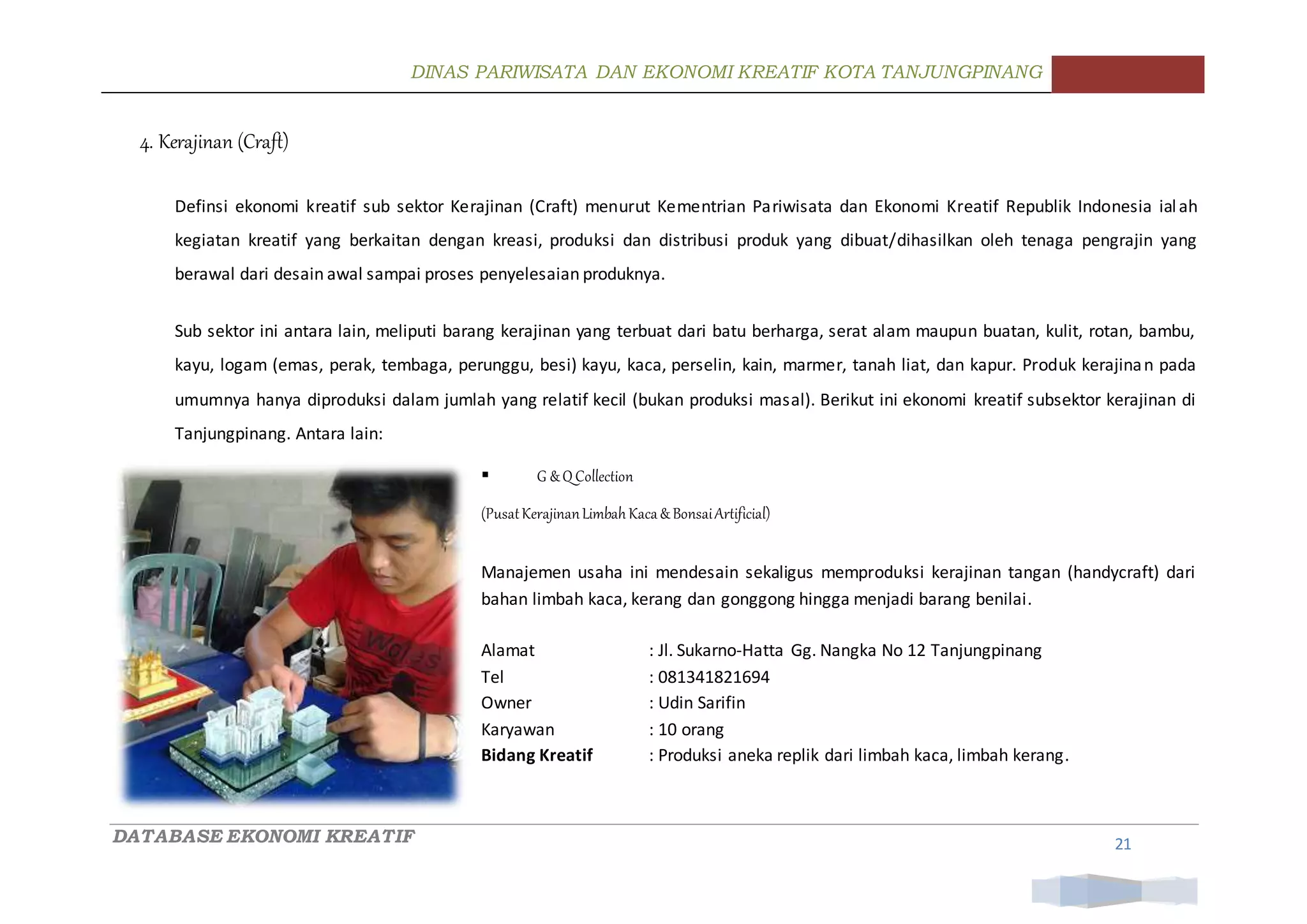 kerajinan tangan (handy-craft) | DOCX