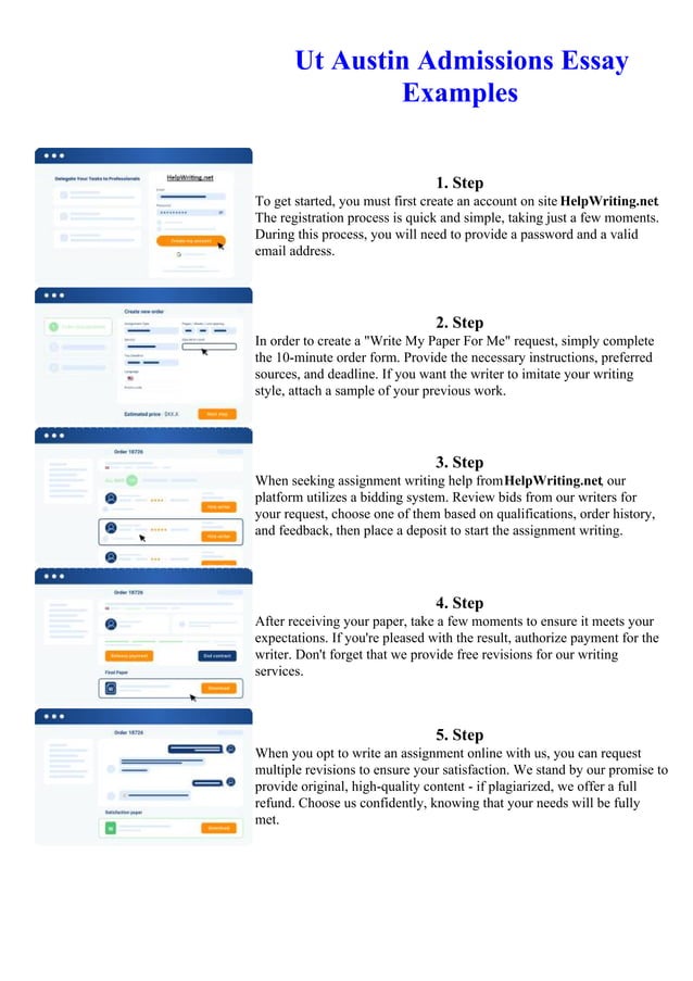 Ut Austin Admissions Essay Examples PDF Ut austin admissions essay examples pdf