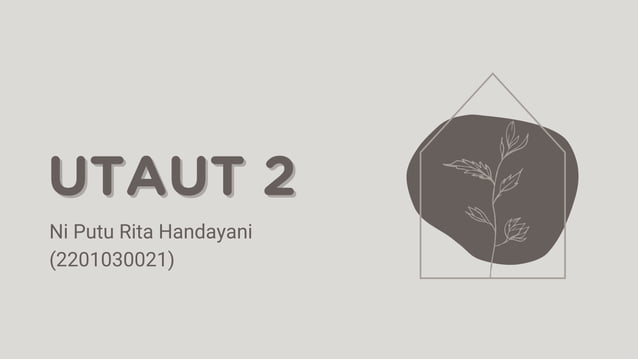 Unifed Theory of Acceptance and Use of Technology 2 (UTAUT 2) | PPT