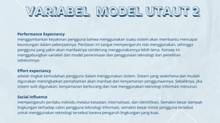 Tugas Individu Metode UTAUT 2_Fintech_Pert 14 | PPT
