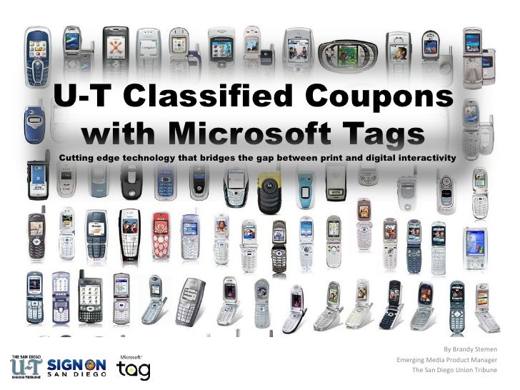 ut classified coupons with microsoft tags