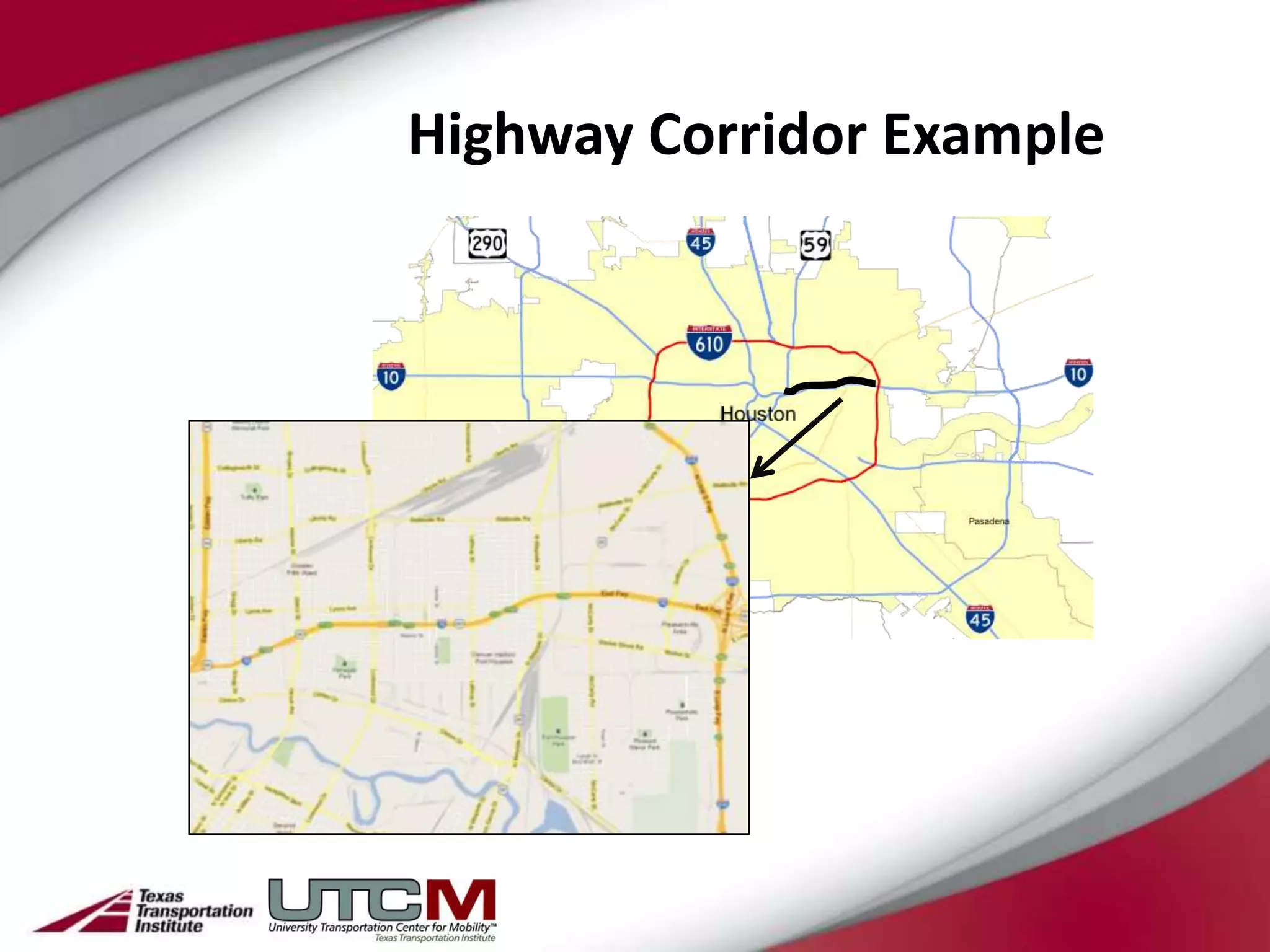 Highway Corridor Example
 