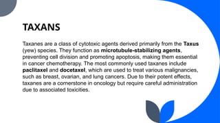 plant products used in chemotherapy pharmacology.pptx