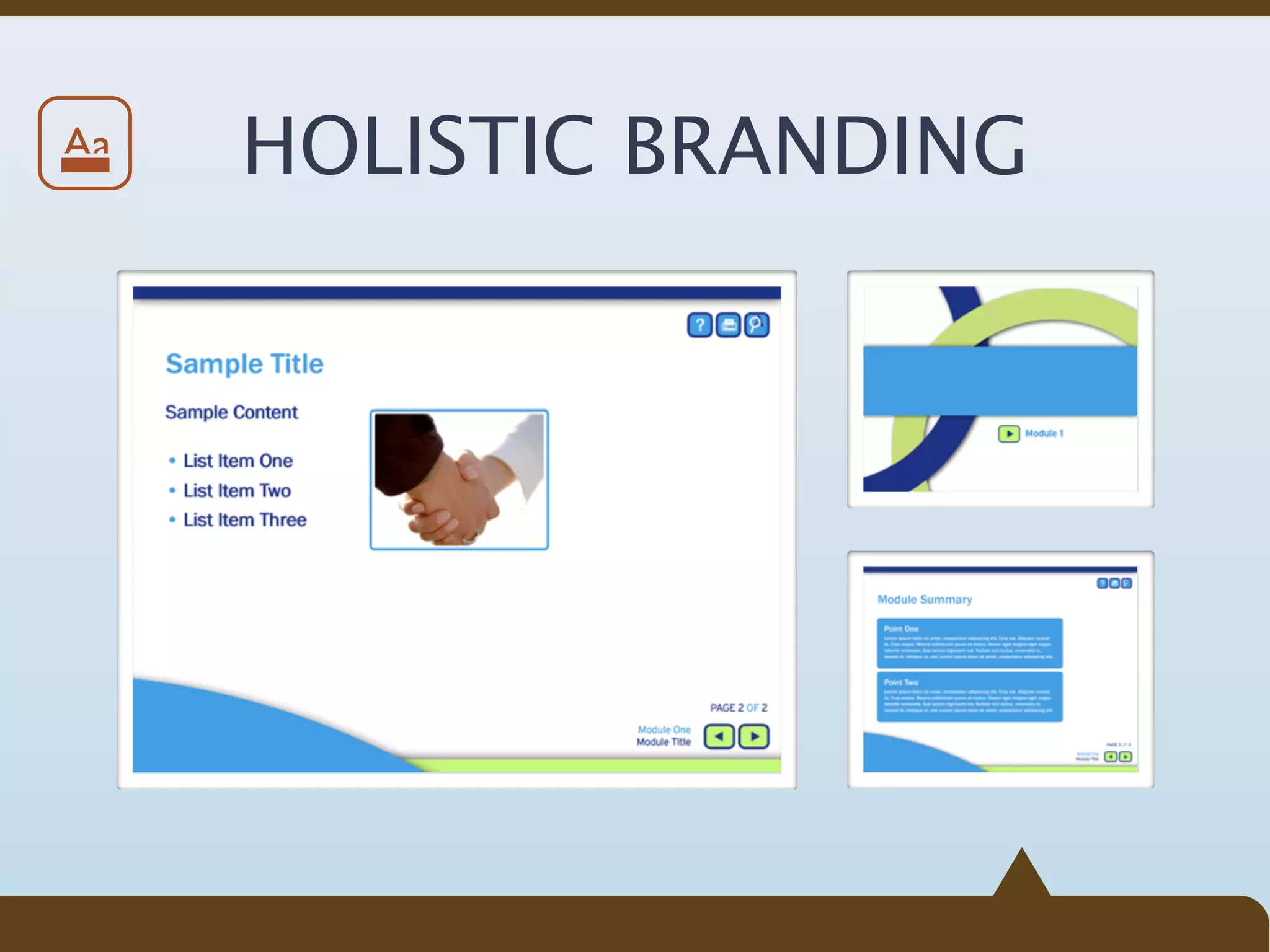 Aa   HOLISTIC BRANDING
 