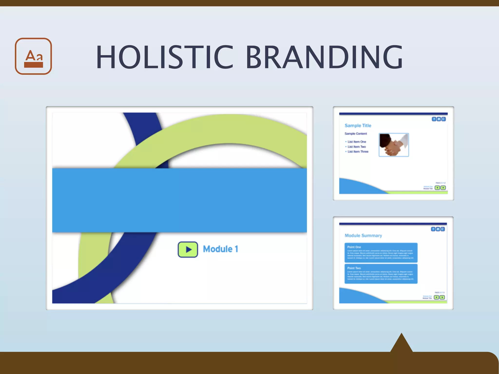 Aa   HOLISTIC BRANDING
 