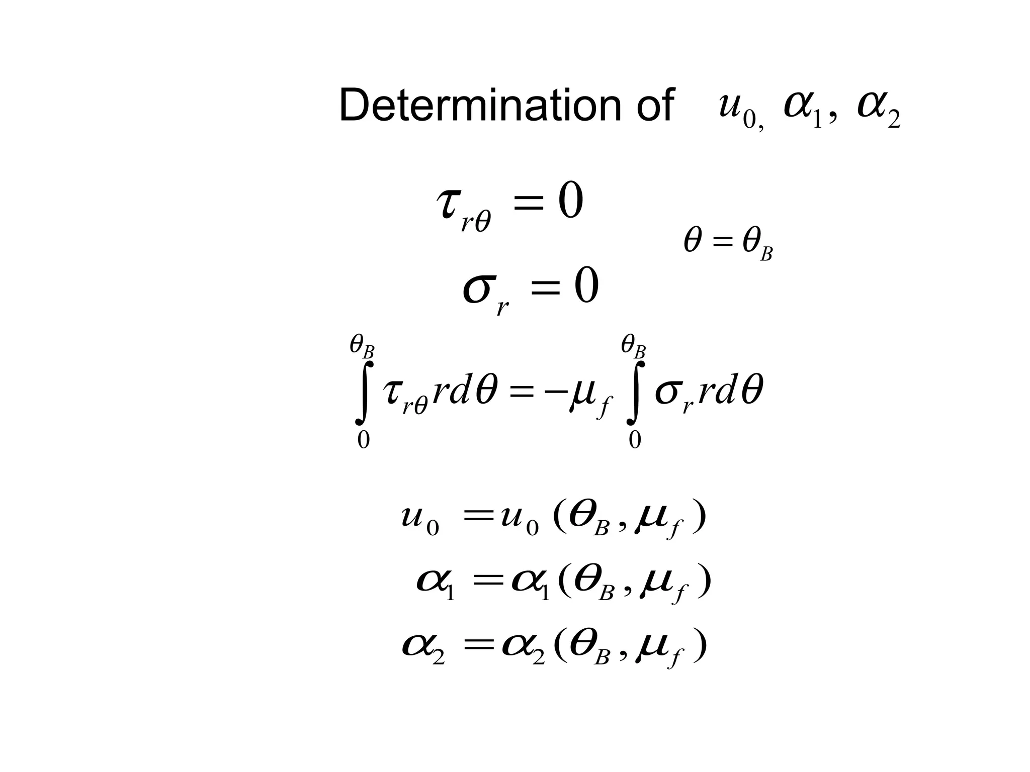 Determination of   