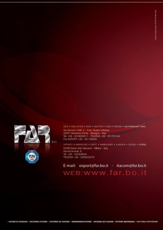 FAR srl Catalogo Utensili 2011
