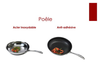 Poêle
Acier inoxydable Anti-adhésive
 