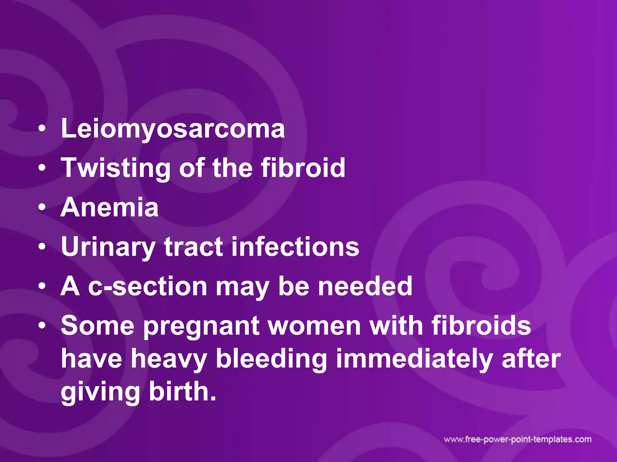 Uterine fibroids | PPTX