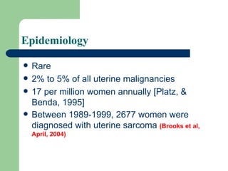 Uterine sarcoma