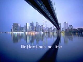 Reflections on life 