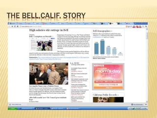 THE BELL,CALIF. STORY
 