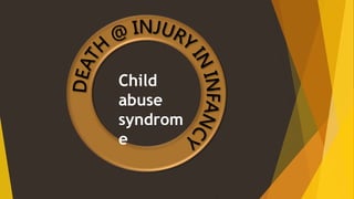 Child
abuse
syndrom
e
 