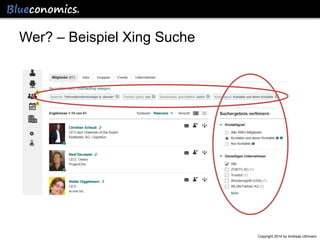 Wer? – Beispiel Xing Suche

Copyright 2014 by Andreas Uthmann

 