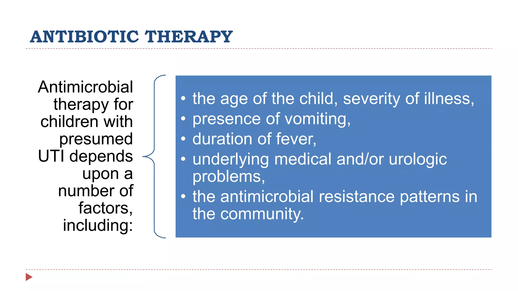 urinary tract infection in pediatrics PPT