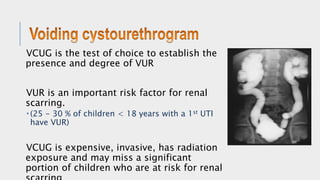 urinary tract infection in pediatrics | PPTX