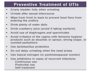 UTI.pptx for educational purposes for students